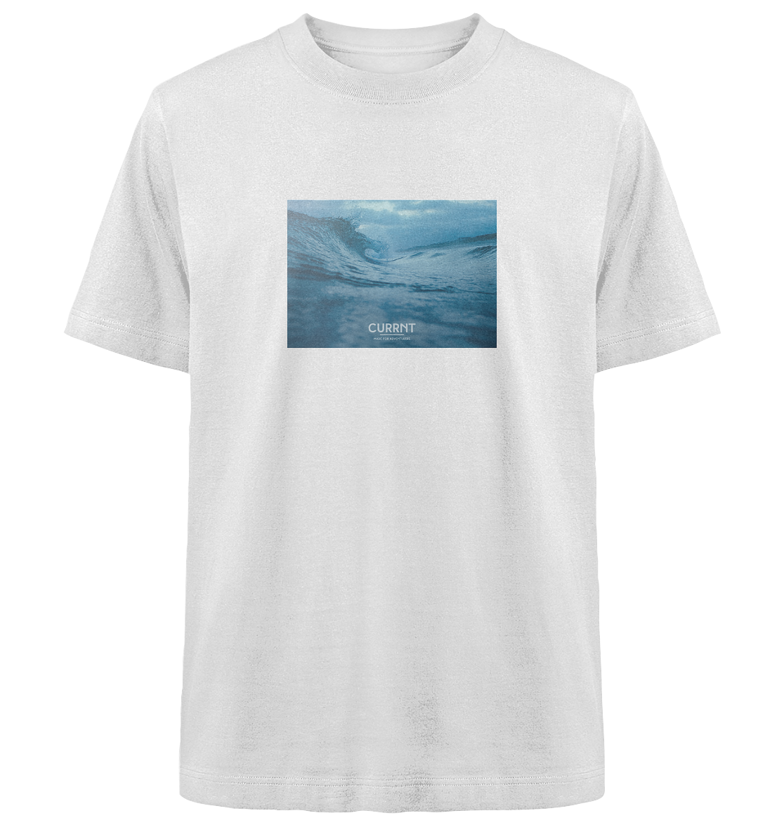 Collapsing Wave - Oversize Fit T-Shirt - Heavy Oversized Organic Shirt