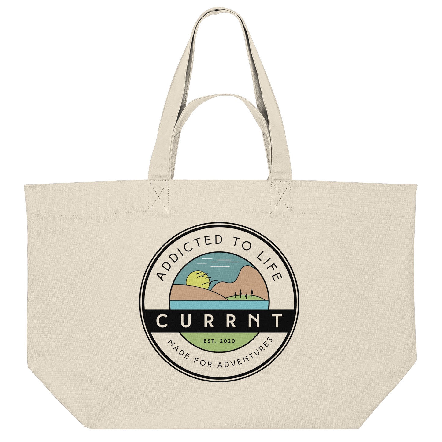 Addicted to life - Organic Shopping-Bag