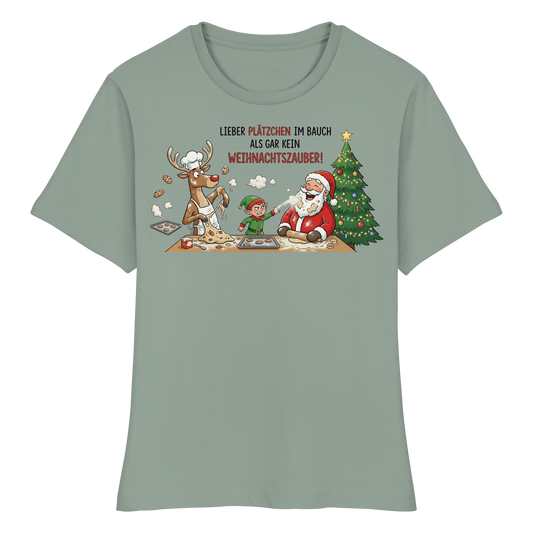 Weihnachtszauber - Fitted Ladies Organic Shirt