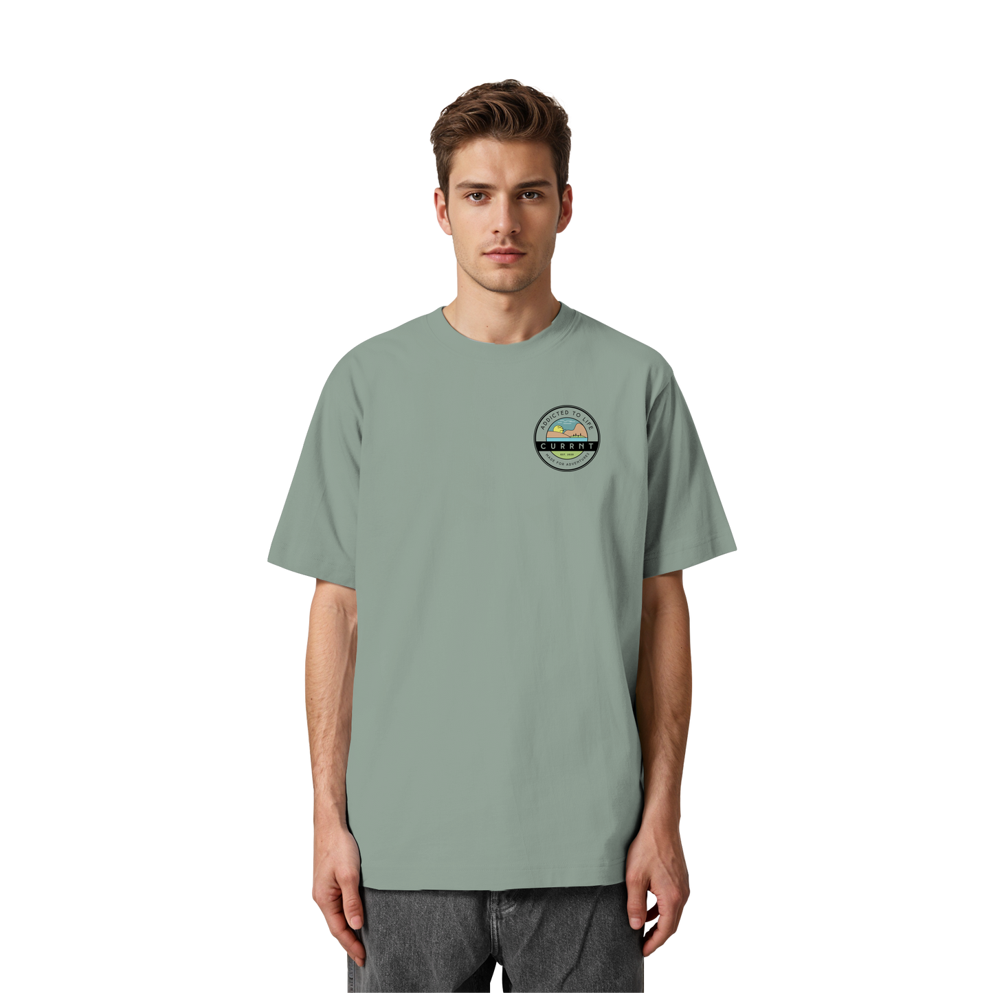 Addicted to life - Heavy Oversized Organic Shirt