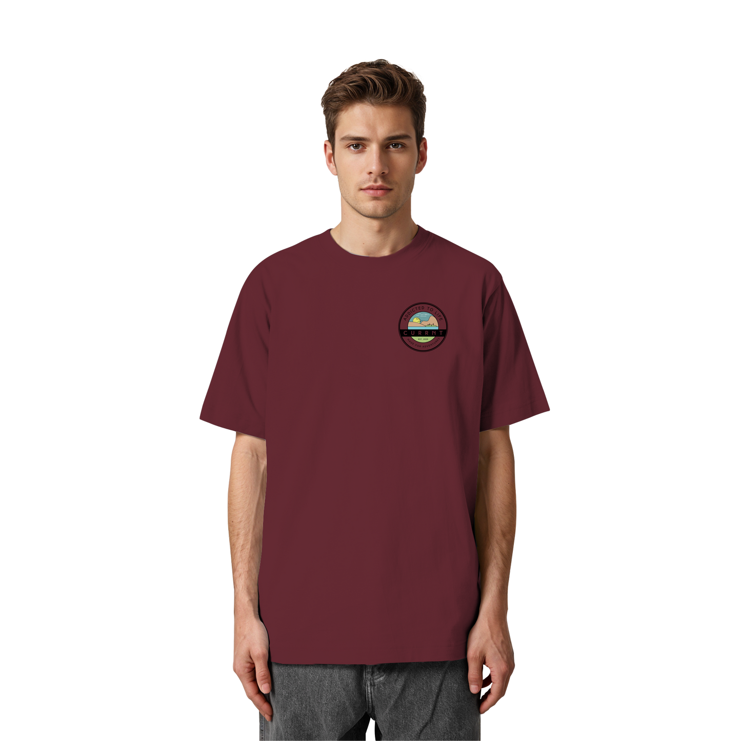 Addicted to life - Heavy Oversized Organic Shirt