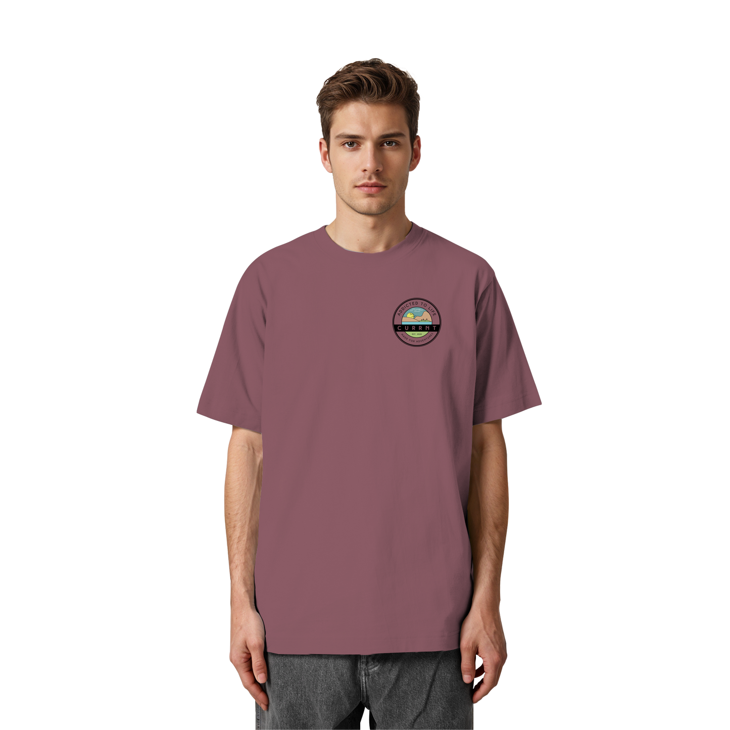 Addicted to life - Heavy Oversized Organic Shirt
