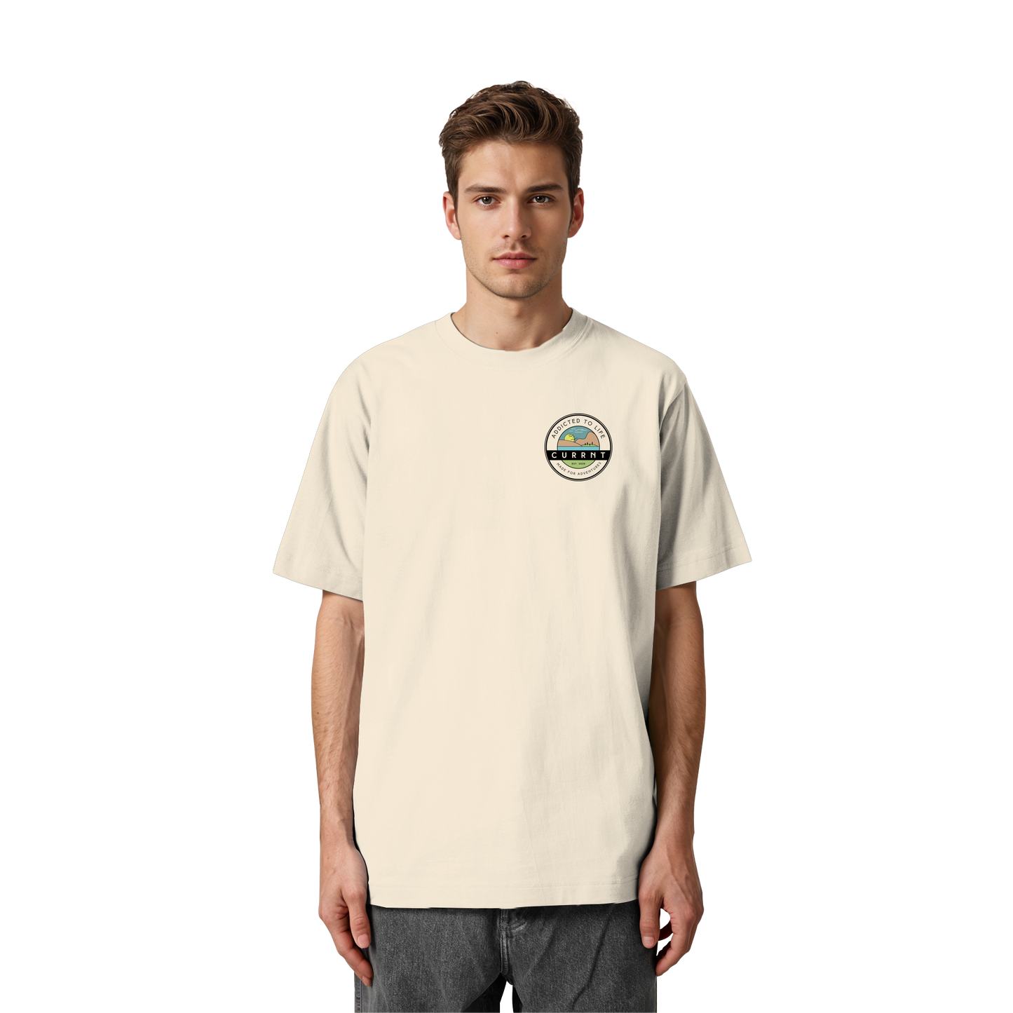 Addicted to life - Heavy Oversized Organic Shirt