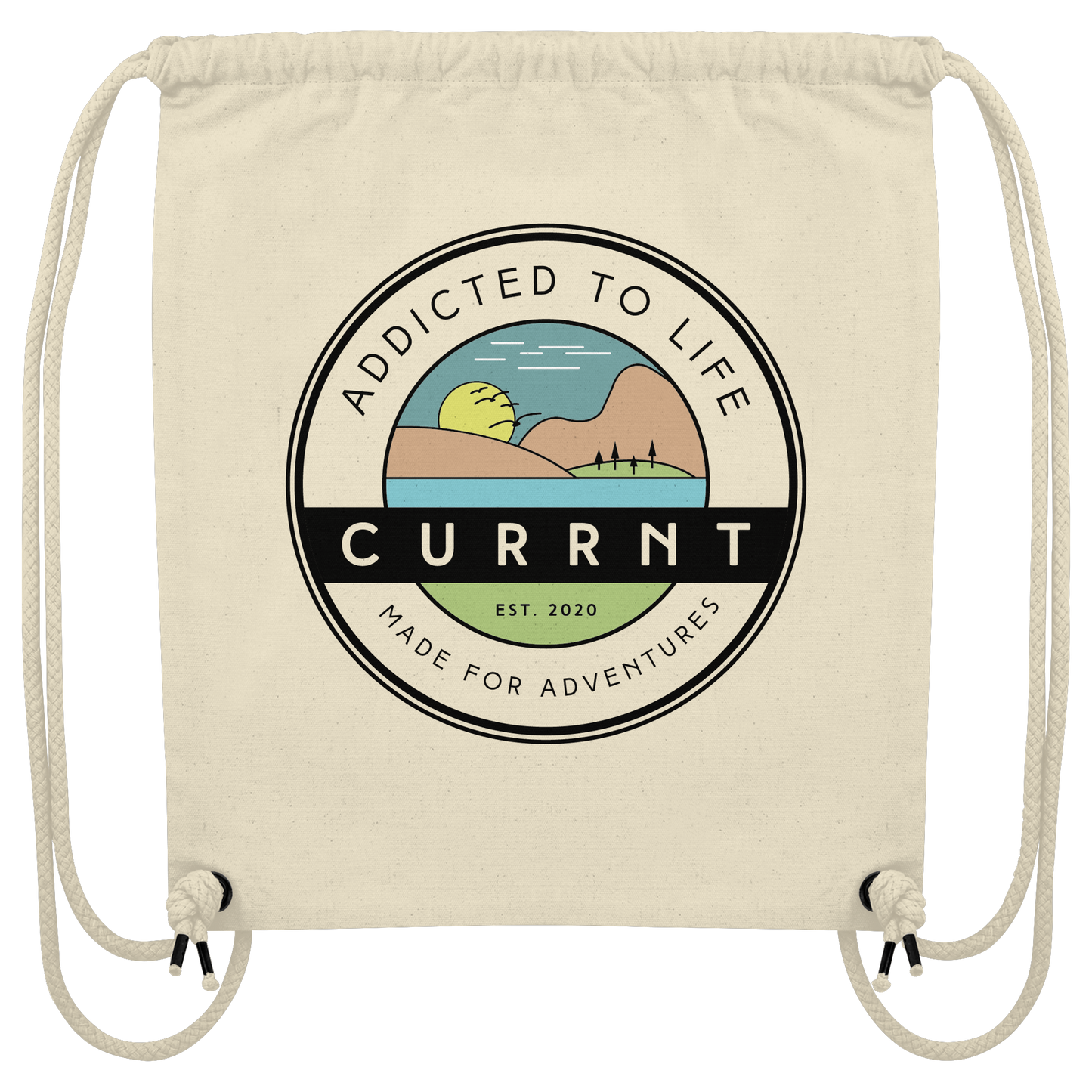Addicted to life - Organic Gym-Bag