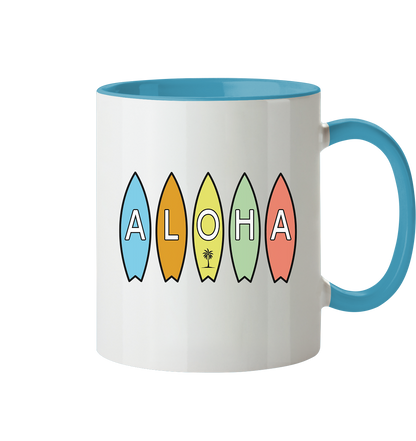 Aloha - Tasse zweifarbig