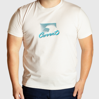 Retro Wave Shirt - Vintage White